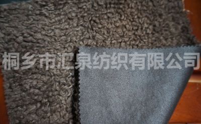 緯編麂皮絨復合毛皮